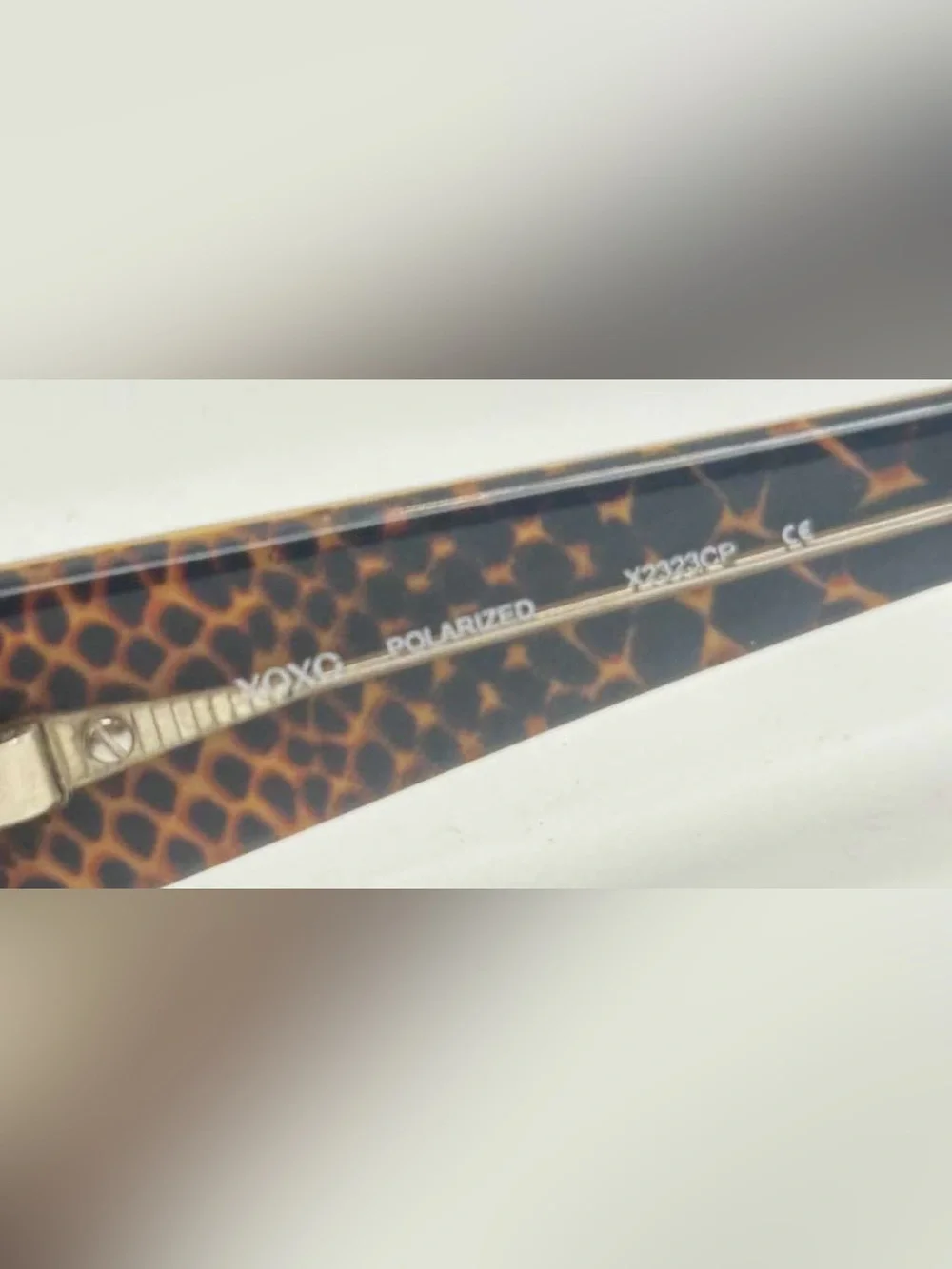 Xoxo X2323CP Brown Oval Sunglasses Frames Only